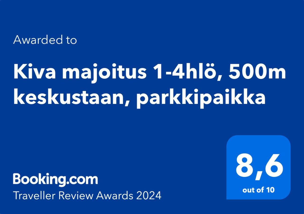 דירות אולו Kiva Majoitus 1-4Hloe, 500M Keskustaan, Parkkipaikka מראה חיצוני תמונה